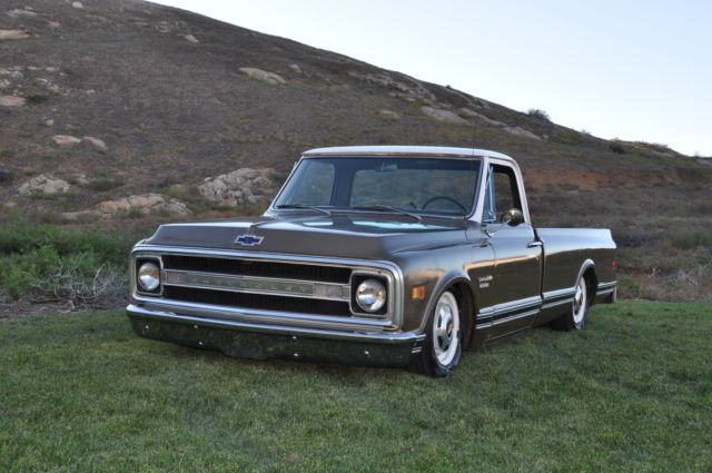 air bagged original patina chevy c-10 / c-20 (c10/c20 c 10 c 20) pick up truck