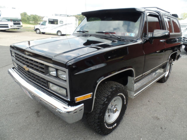 1990 chevy k5 full size 2-door blazer only 63,000 miles gm 350 100-photos