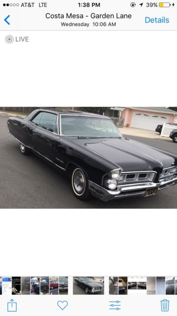 1965 pontiac grand prix original calif car nr!