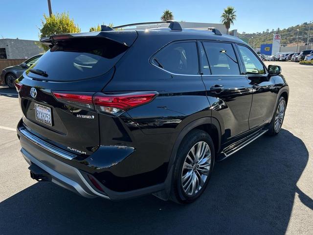 2021 toyota highlander hybrid platinum