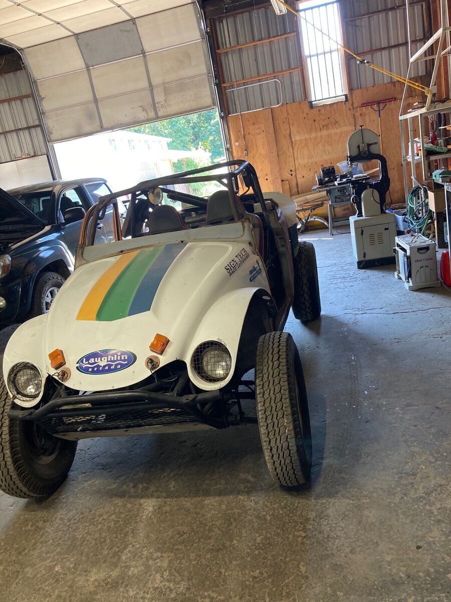 1968 volkswagen 1600 convertible white rwd manual baja