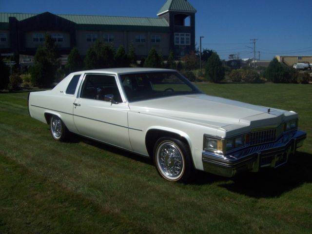 1978 cadillac coupe deville pearl white beauty,florida car,,rust free