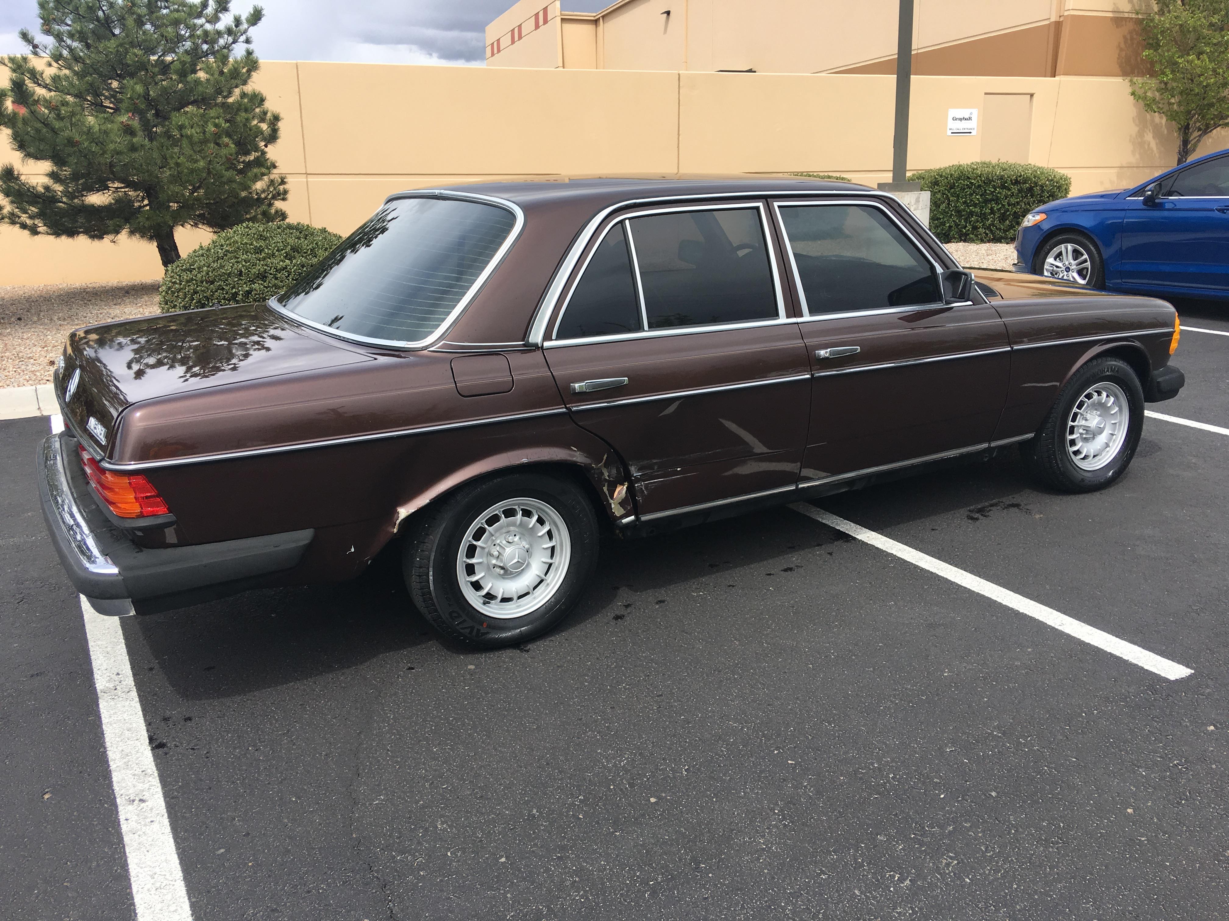 1979 mercedes-benz 240 244,404 miles brown manual
