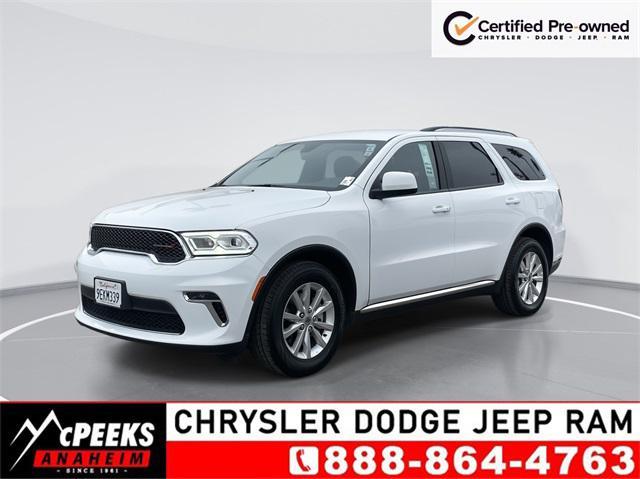 2022 dodge durango sxt rwd