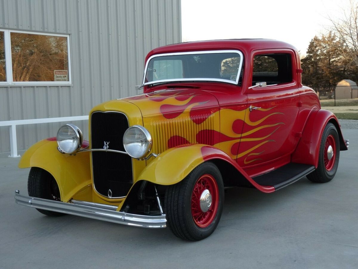 1932 ford 3 window coupe not chevy, beach boys li'l deuce coupe, boyd coddington