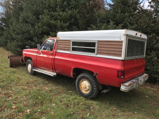1974 vintage c20 4x4 camper special one owner low mileage rare barn find look