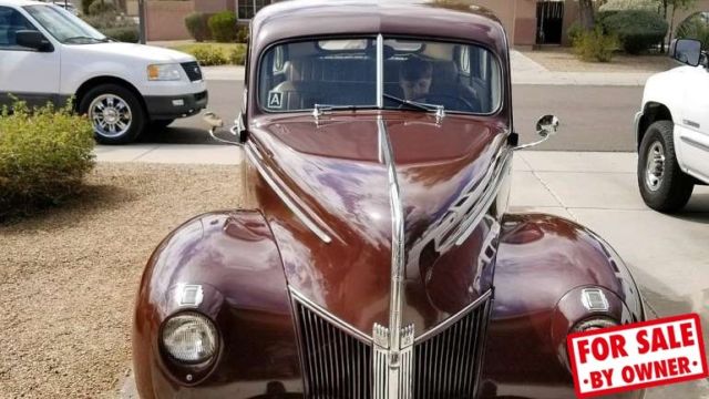1940 ford sedan flat head 8 cylinder gas engine 3 spd manual leather rwd