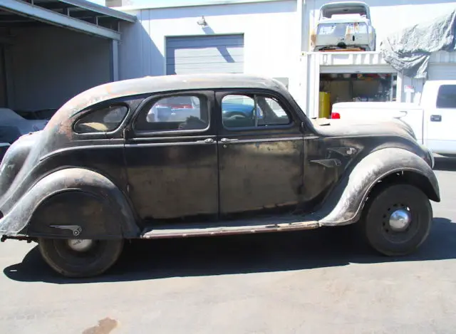 1936 desoto airflow s2 sedan, excellent restoration project car, very rare!