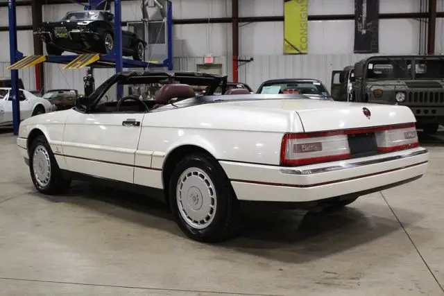 1990 cadillac allante 63550 miles white convertible 4.5 liter v8 automatic