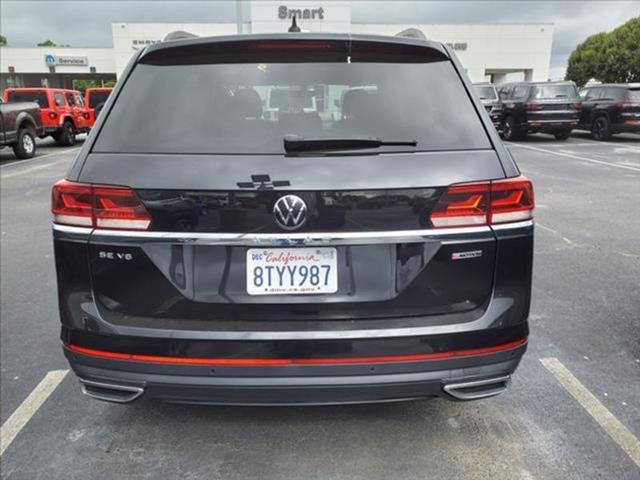 2021 volkswagen atlas 3.6l se w/technology