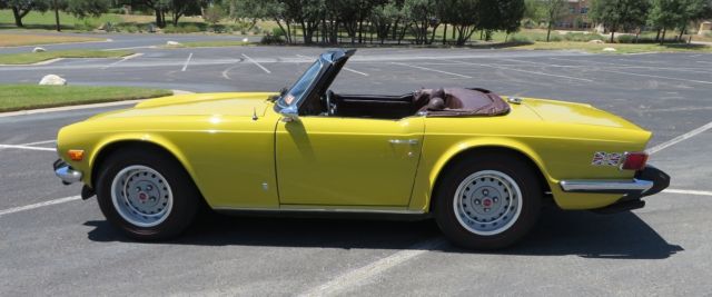 1975 triumph tr-6 with 6,979 original miles - collector owned, none better
