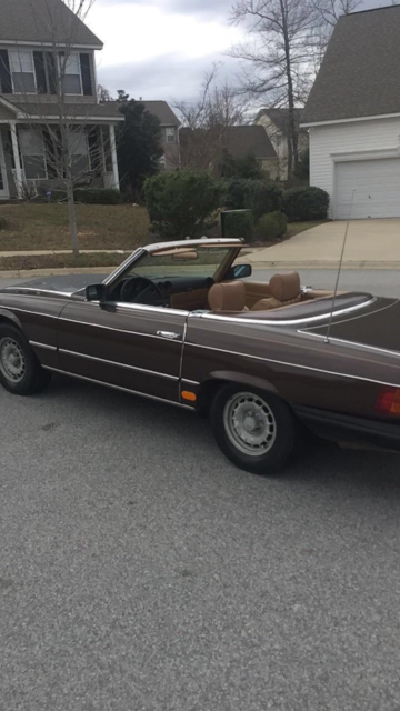 1980 mercedes benz 450 sl convertible