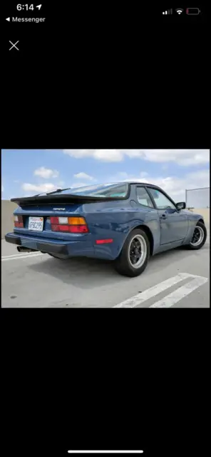 rare 1983 porsche 944 copenhagen blue