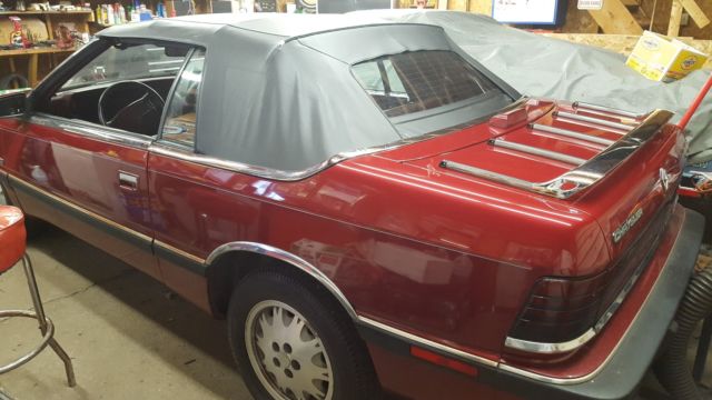1989 chrysler lebaron convertible