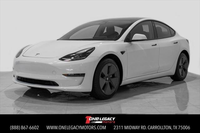 2023 tesla model 3 standard range