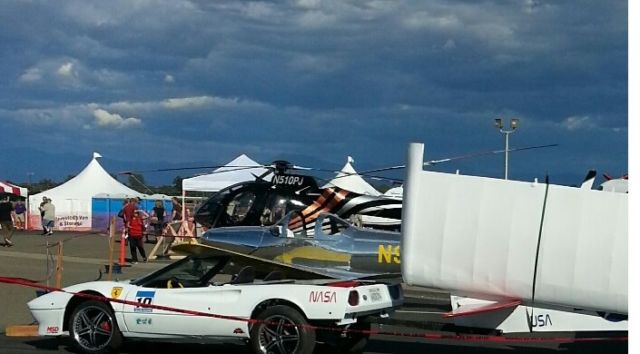 ferrari race car, the real thing not a kit, 328, tilt nose