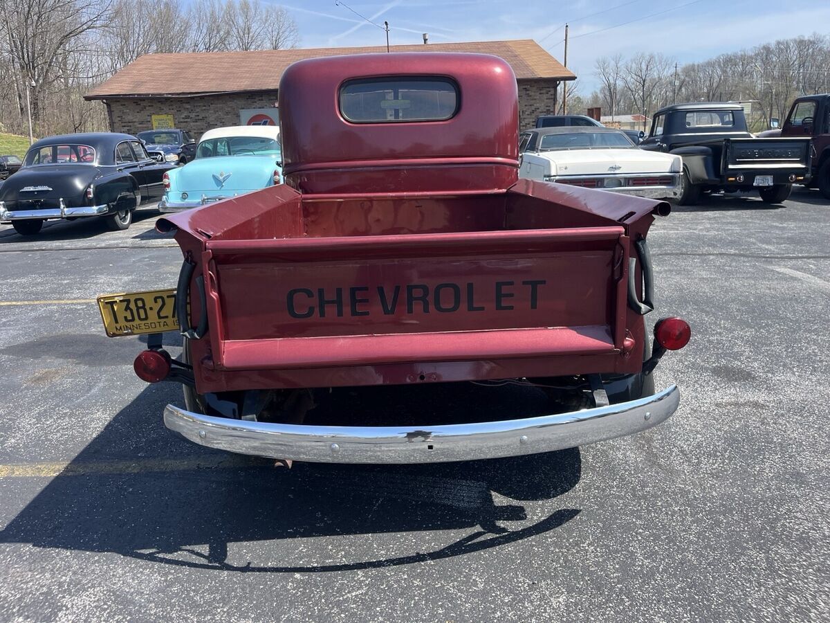 1946 chevrolet 3100 pickup red