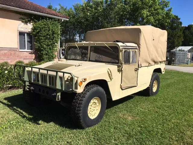 no reserve! 1986 hummer h1 humvee am general only 3,500 miles