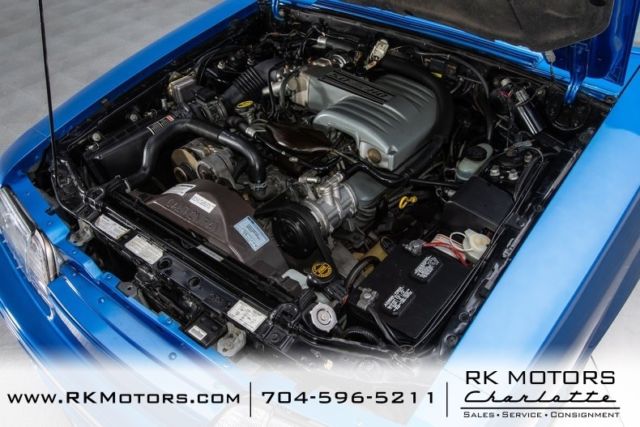 1990 ford mustang asc / mclaren azure blue convertible 5.0 liter v8 4 speed auto