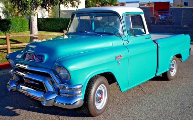 1955 gmc suburban carrier pickup 287 cu in pontiac eng hydramatic 1 of 300 built