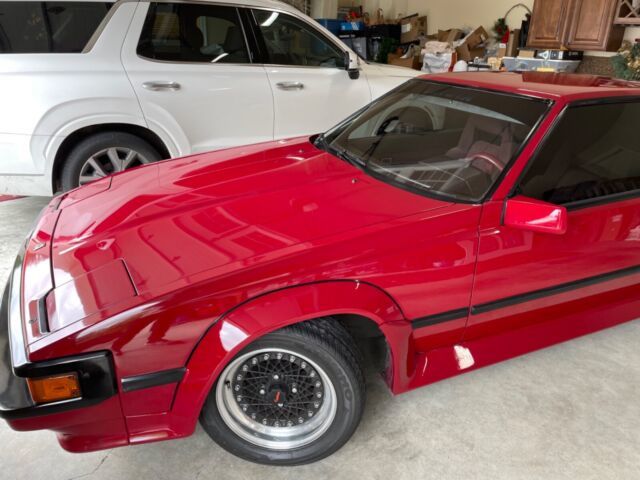 1985 toyota celica supra hatchback red rwd manual