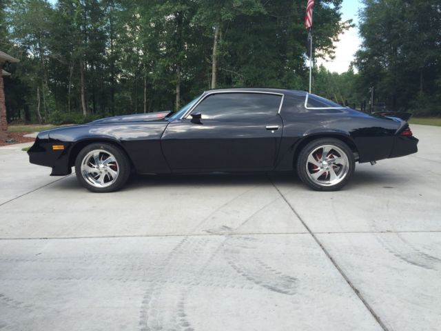 1979 camaro. custom build. black. rebuild