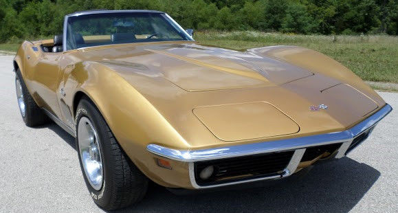 1969 chevrolet corvette high option convertible 2-door show car-numbers correct