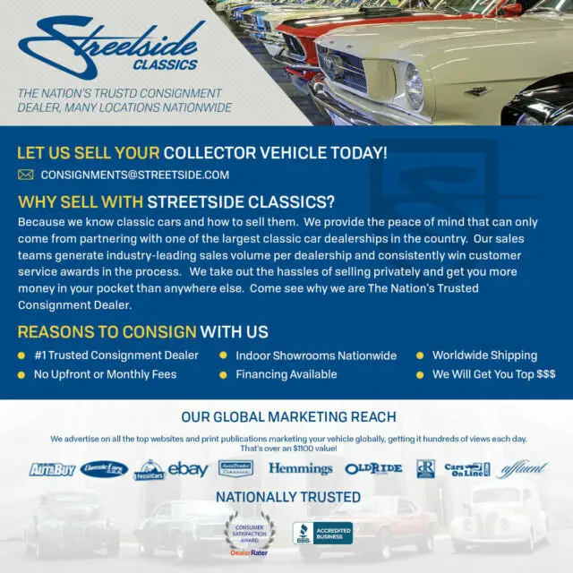 very clean drop top cruiser! believed original 326 v8, auto, power top, ps, pb
