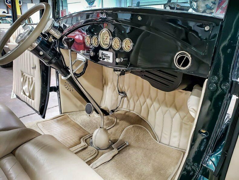 1930 ford coupe, steel body/glass fenders, 350ci with 3-deuces!