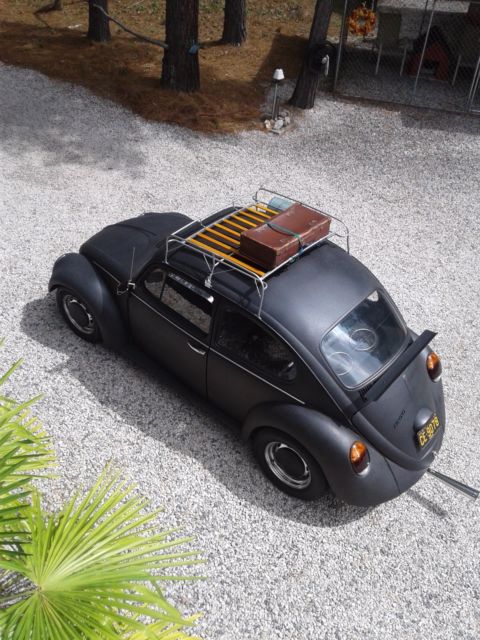 vw beetle customized, looks like a 65