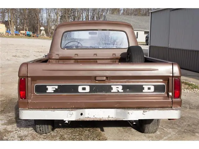 1966 ford f100 51,467 miles brown pickup 350 automatic