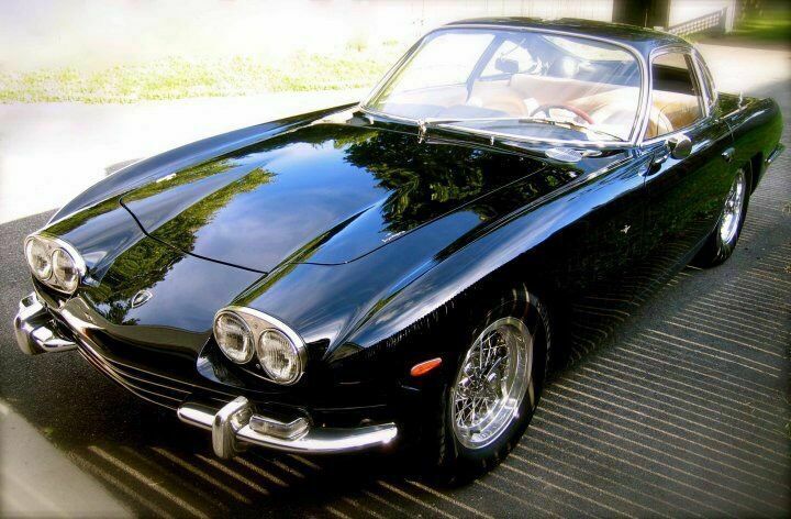 1967 lamborghini 400gt 2+2 stunning black & cream interior well cared example