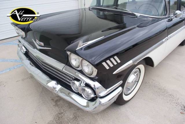 1958 chevrolet nomad rare v8 auto ps pb orig docs black/white 1957 1959 ford