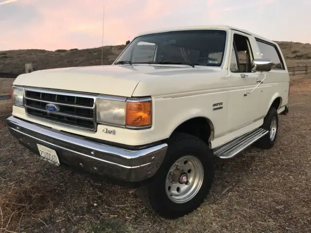 1989 ford bronco custom 4x4, one owner socal, 100% original