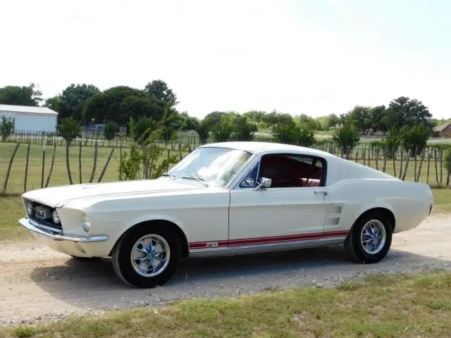 1967 ford mustang gt fastback, 4 spd, a-code, rare options, survivor