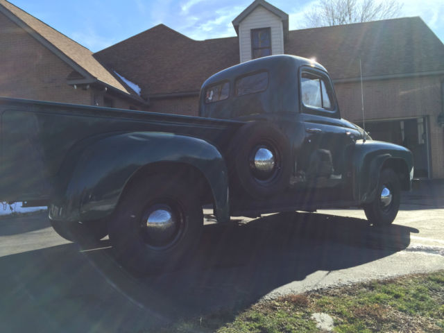 1953 international harvester l-110 pickup-low miles-"silver diamond"-great shape