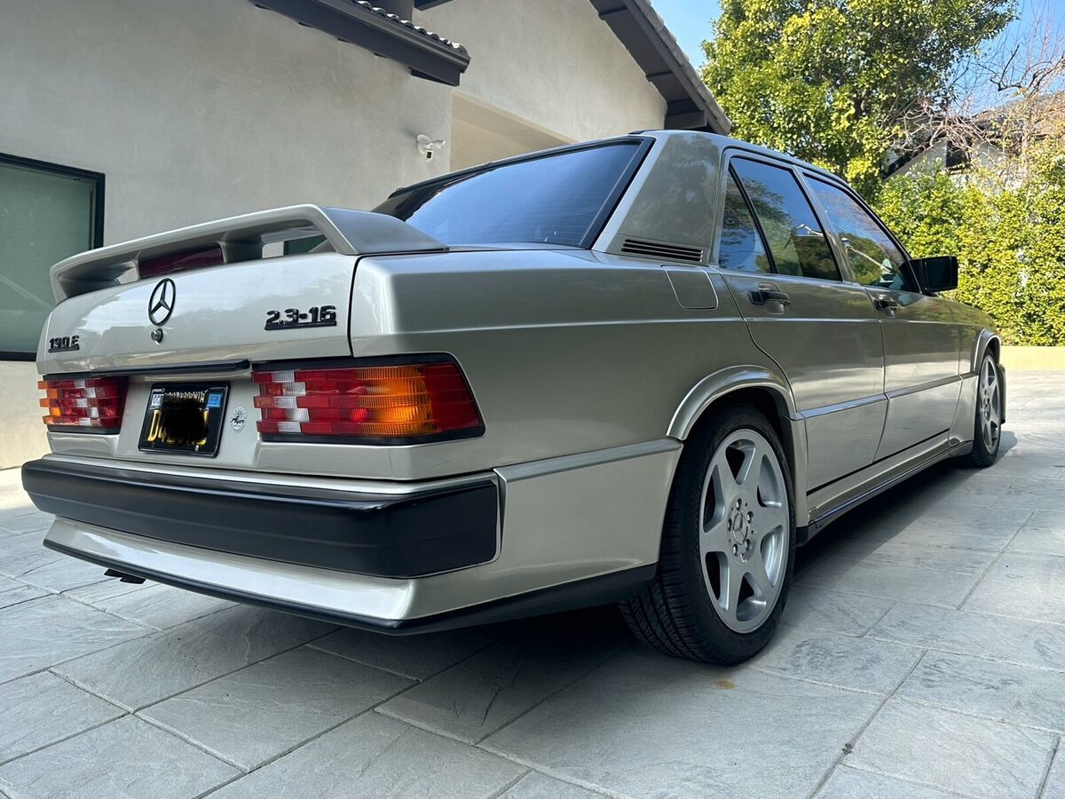 1986 mercedes-benz 190e sedan brown rwd manual e 2.3-16