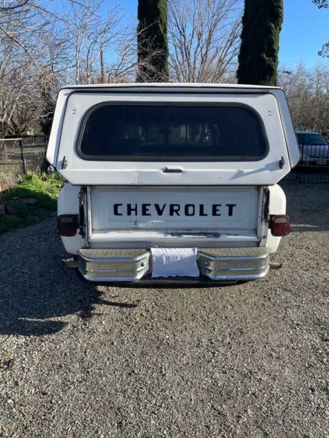 1982 chevrolet c10 pickup white rwd manual