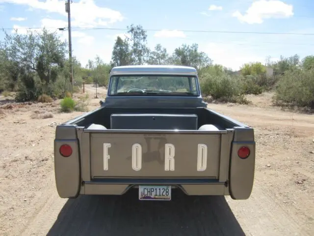 1957 ford f100 big back window mustang ll rack and pinion 4 wheel disc brakes