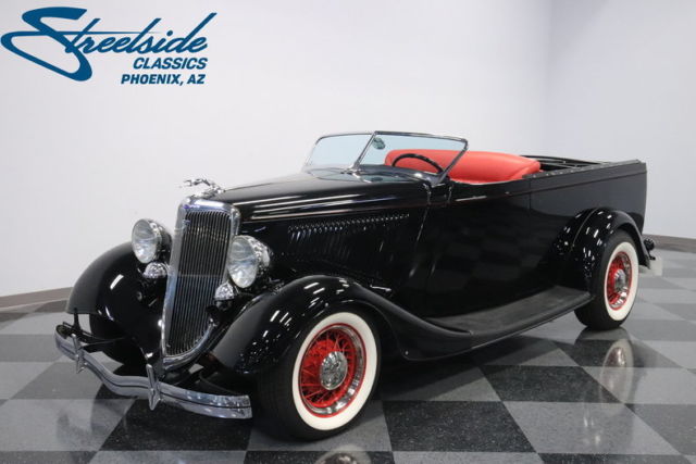 flathead v8, 3-speed manual, slick paint, high-end resto, excellent ford hot rod