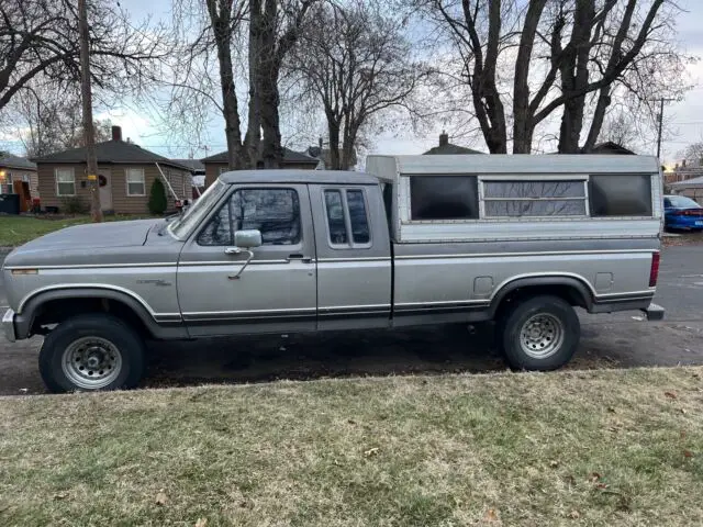 1981 ford f-250 pickup grey 4wd manual grey