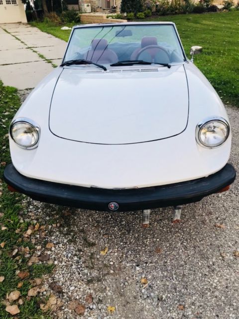 1975 alfa romeo spider veloce fuel injection iniezione convertible barn find!!!!