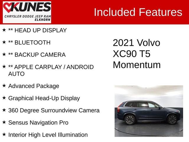 2021 volvo xc90 t5 momentum 7 passenger