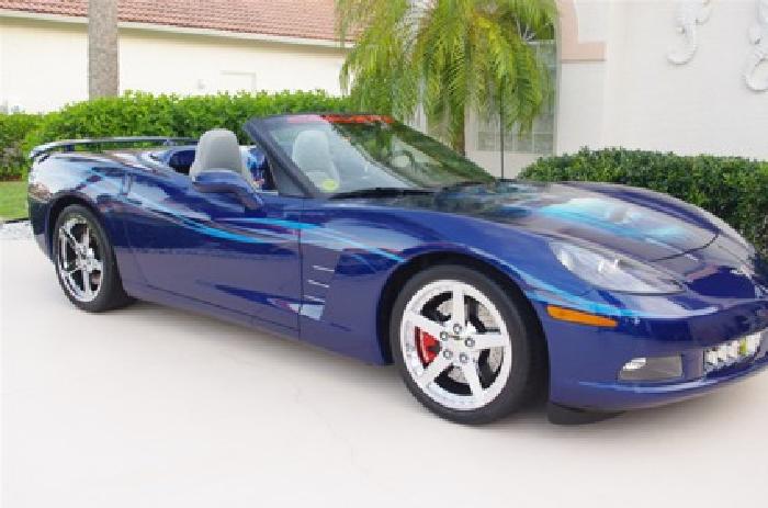 obo custom corvette c6 convertible show car in miami, fl