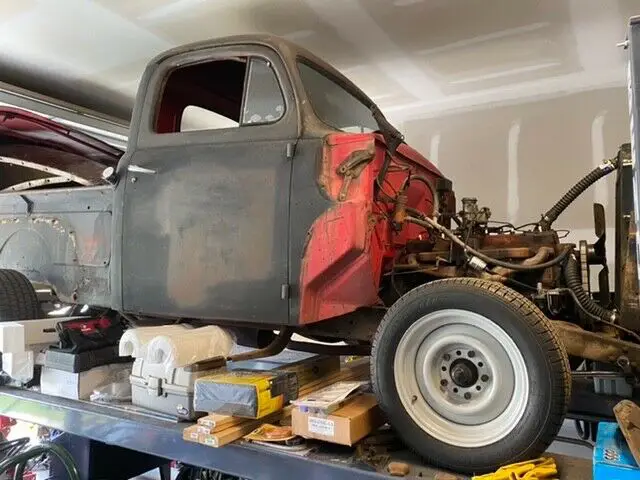 1949 ford f1 pickup, flathead six, three speed, runs