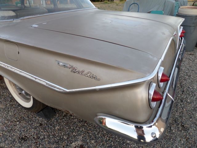 1961 chevrolet belair 2 door sedan gm 409 sleeper barn find original one owner