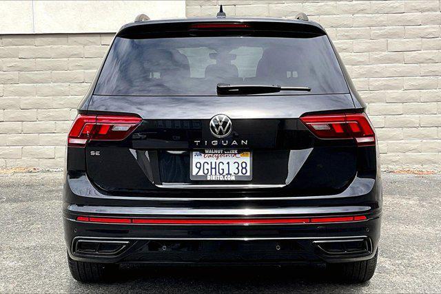 2023 volkswagen tiguan 2.0t se r-line black