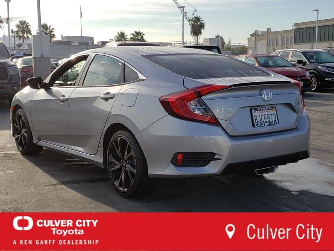 used 2019 honda civic sport sedan culver city, ca 90232 for sale in culver city, california