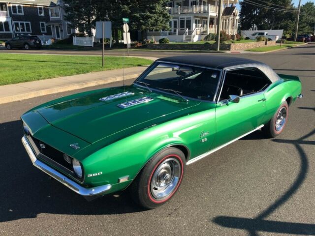 1968 chevrolet camaro ss rally green 4/speed outstanding