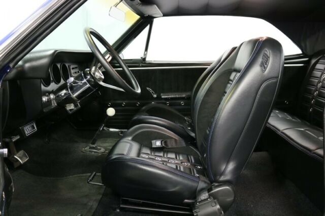classic pontiac muscle, restored, fuel injected, 389 v8, 4 speed, air, blue